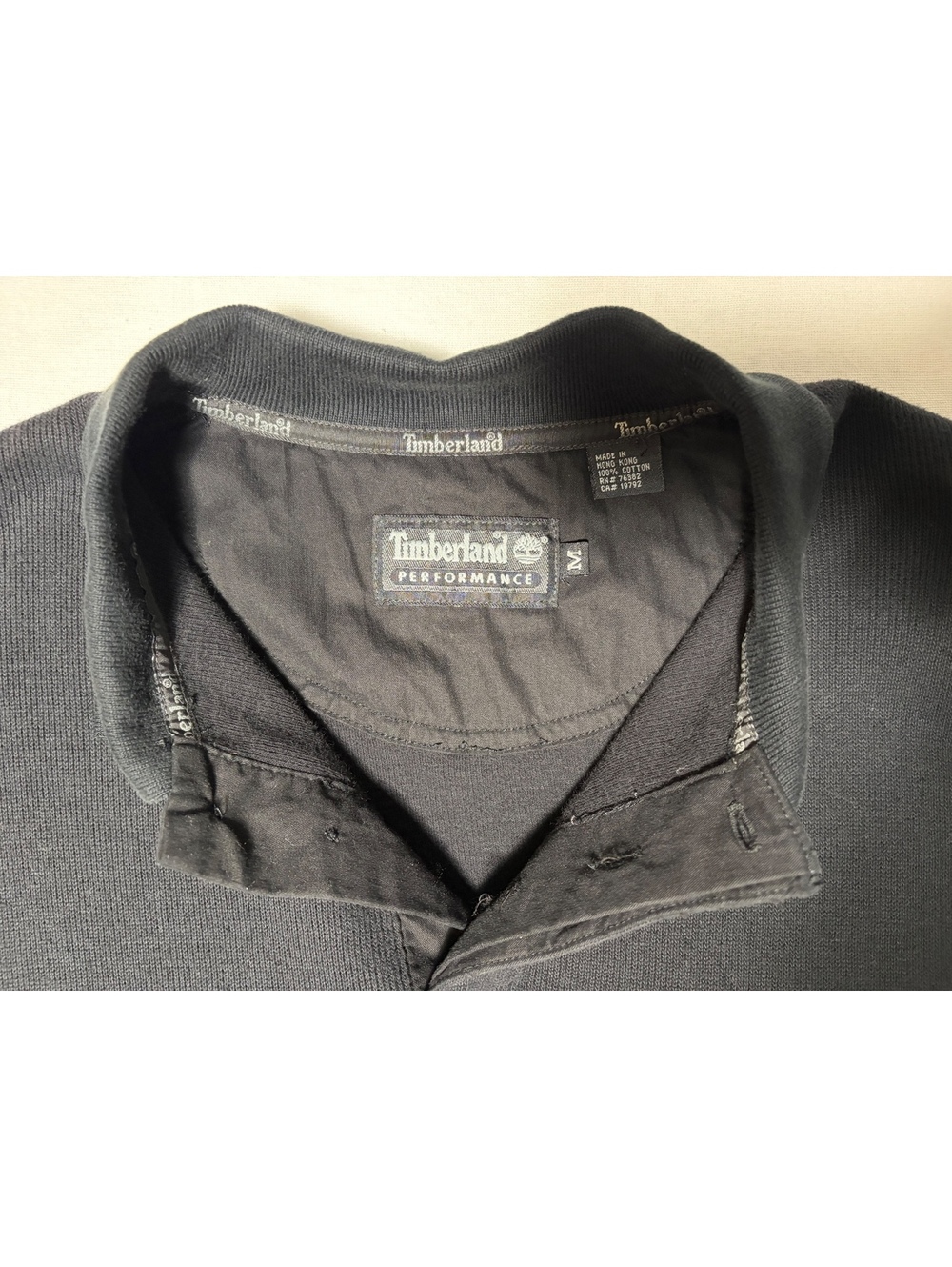 Timberland Performance Rugby Shirt Mens M Colorblock - Picture 4 of 7
